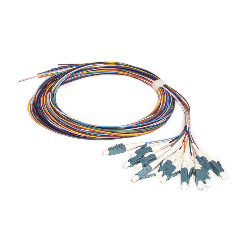 Kit de 12 Pigtails LC/UPC Monomodo 2 Metros (6.56 Pies)