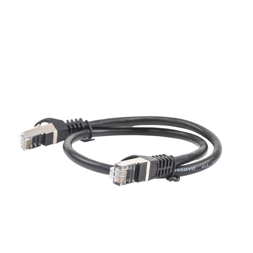 Cable de Parcheo FTP Cat6 - 0.5 Metros (1.64 Pies) - Negro
