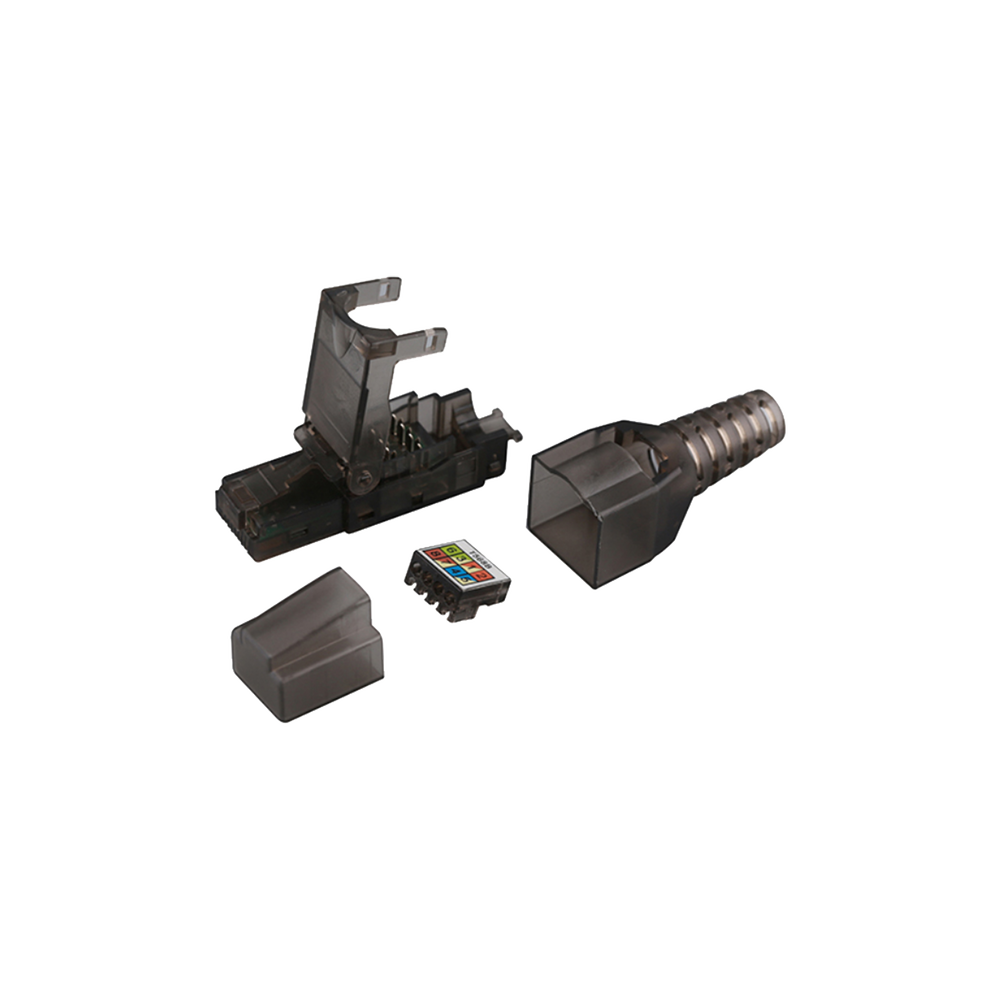 Plug RJ45 para Cable UTP Categoría 6A - Sin Herramienta, para Terminación en Campo