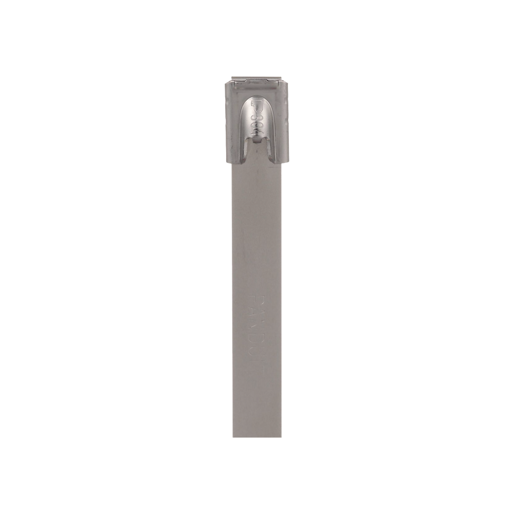 Cincho Pan-Steel™ de Acero Inoxidable 316, de 362mm largo x 7.9mm ancho, Color Metálico, Paquete de 50pz