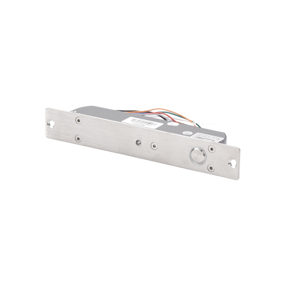 Cerradura de Perno 2000 kg de sujeción/ Abierta en caso de falla (Fail Safe)/ Con temporizador y Sensor de puerta