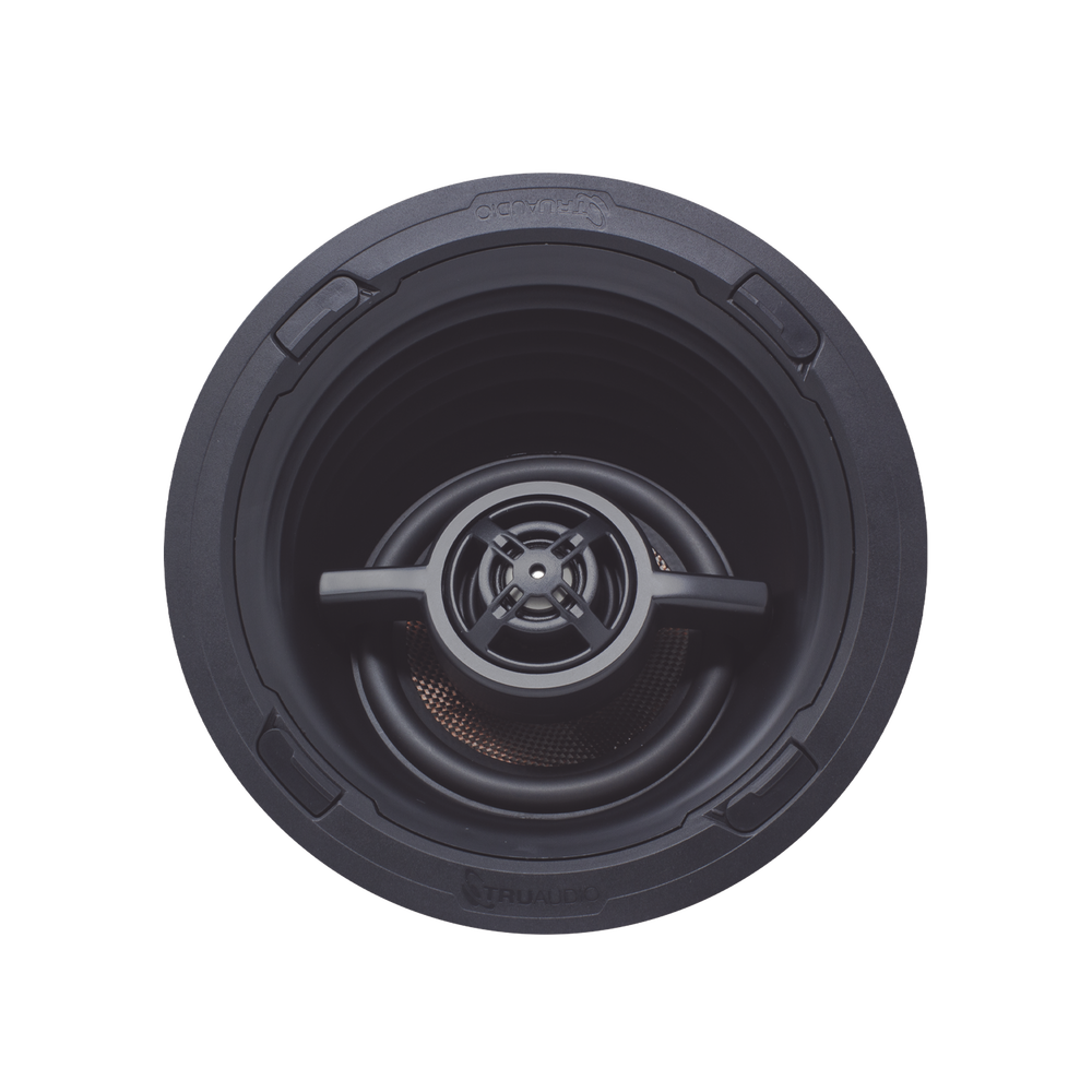 Altavoz LCR | Rango Medio Giratorio | Angulo para Techo de 3 Vias | Cine en Casa | Woofer de 7in de Fibra de Carbono | Tweeter de 1in | 175W | 8&Omega;