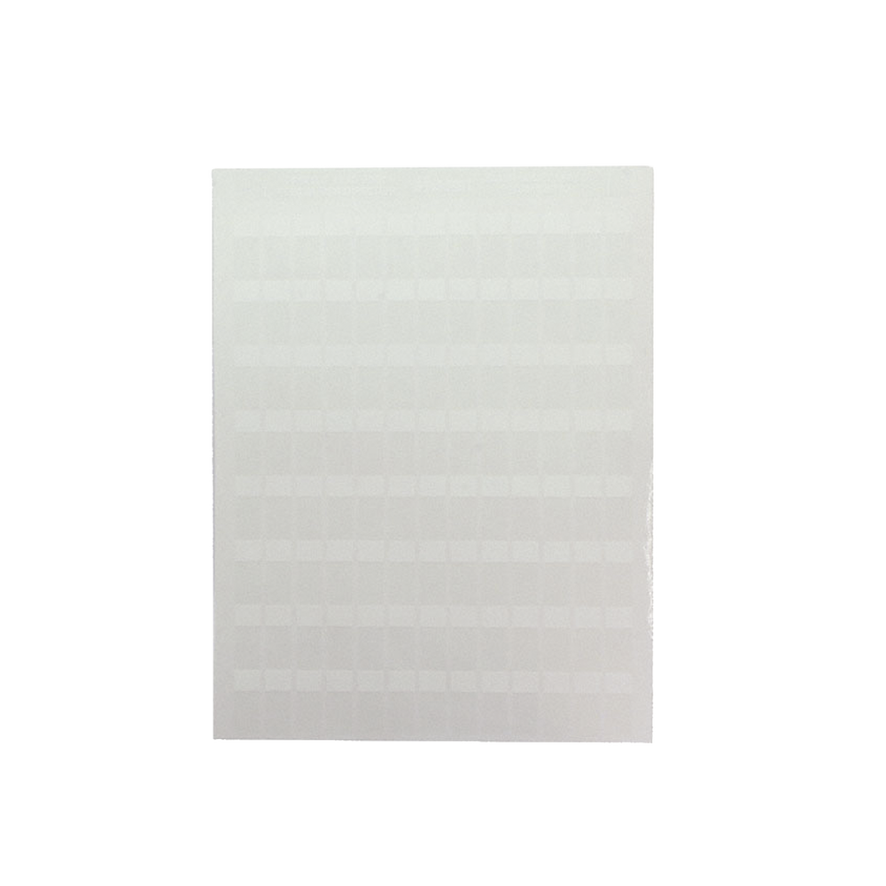 Hojas con 5000 Etiquetas Auto-Laminadas para Impresora Láser/Inyección de Tinta, para Cables de 3 a 7.1 mm de Diámetro (12 - 10 AWG), Color Blanco
