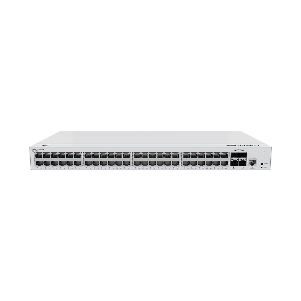 Switch de Acceso Gigabit Administrable Capa 2 / 48 puertos 10/100/1000 Mbps / 4 Puertos 10GE SFP+ Uplink / ERPS / IMGP Snooping / DHCP Snooping / Administración Nube Gratis