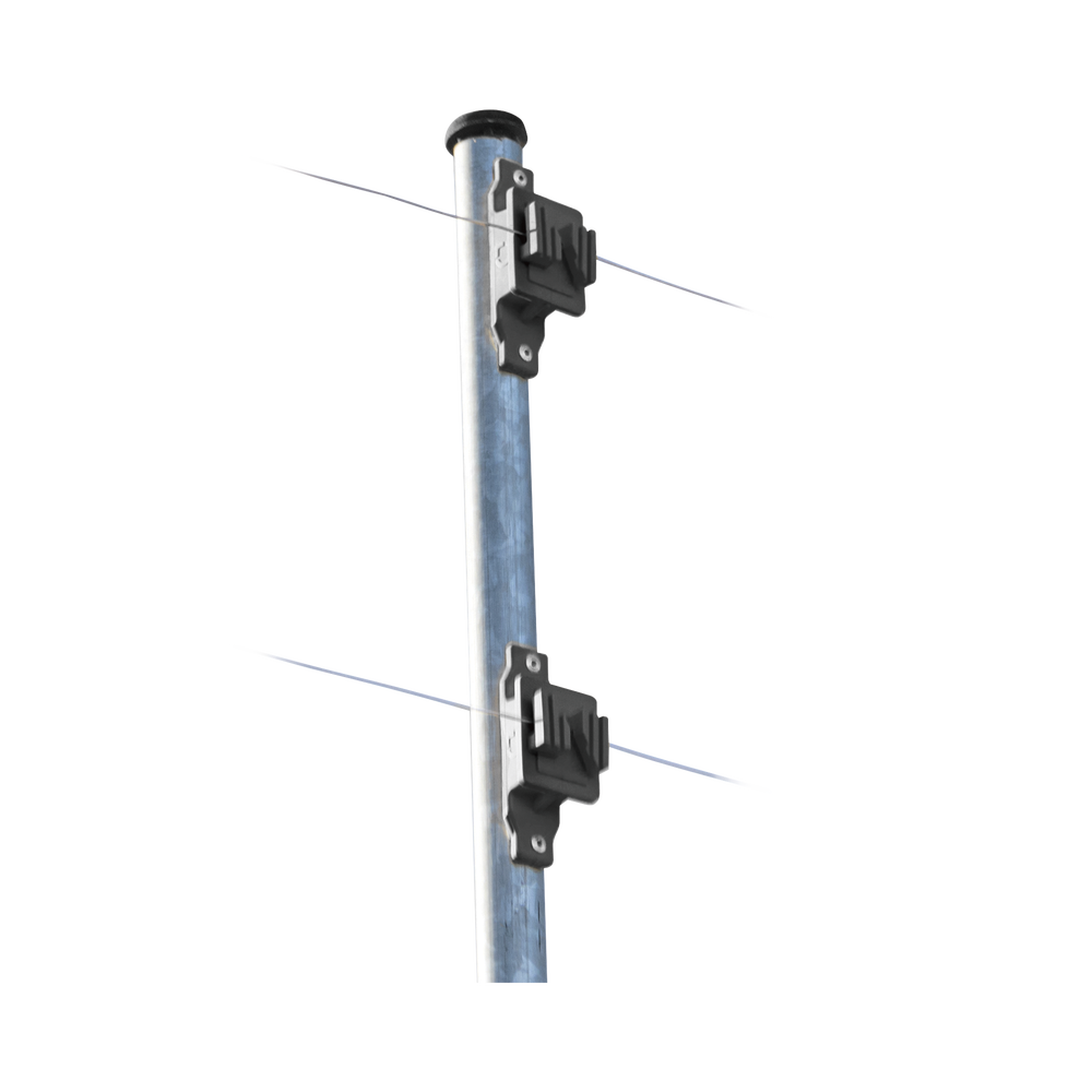 Aislador de Paso reforzado para cercos eléctricos, resistente al clima extremoso