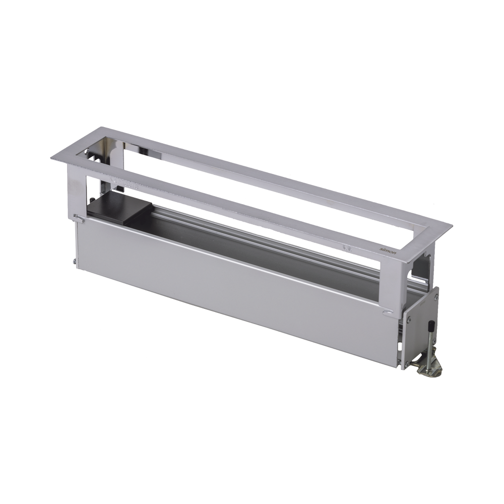 Caja Para Instalación en Escritorio para Voz, Datos o Contactos Eléctricos / Capacidad para 6 Módulos / Salida de Cables Posterior / Los Módulos se Adquieren Aparte / (KFC136/14CY)