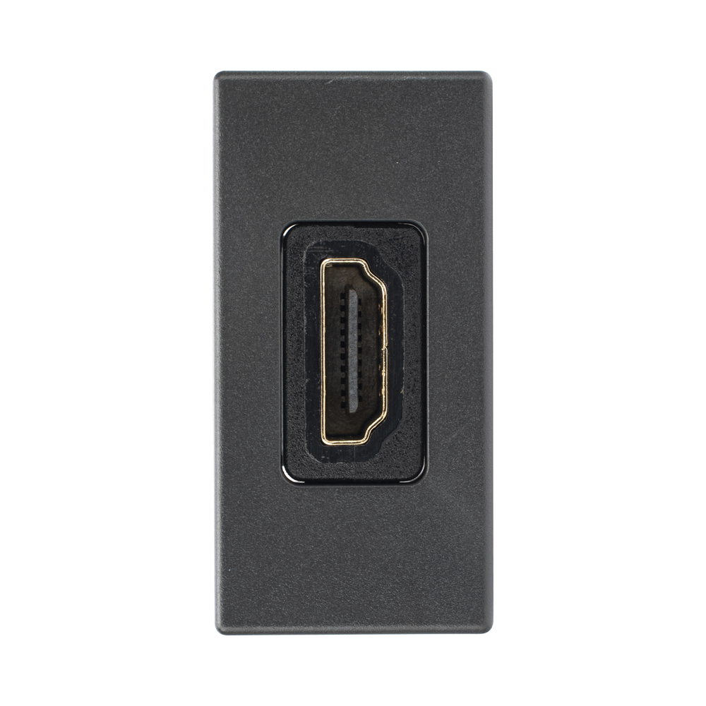 Módulo HDMI Hembra - Hembra Color Grafito / (K129B/14)