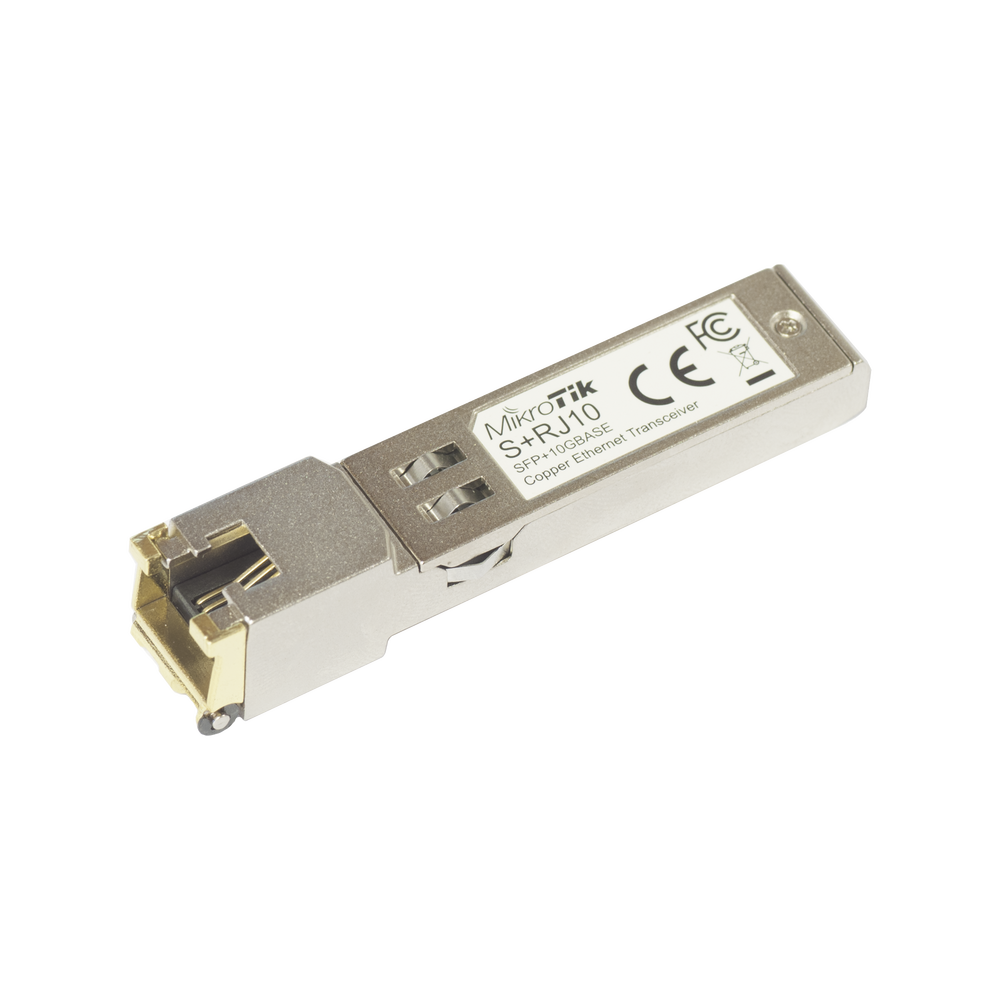 S+RJ10 - 10M, 100M, 1G, 2.5G, 5G, 10G en RJ-45 hasta 10 Gbps