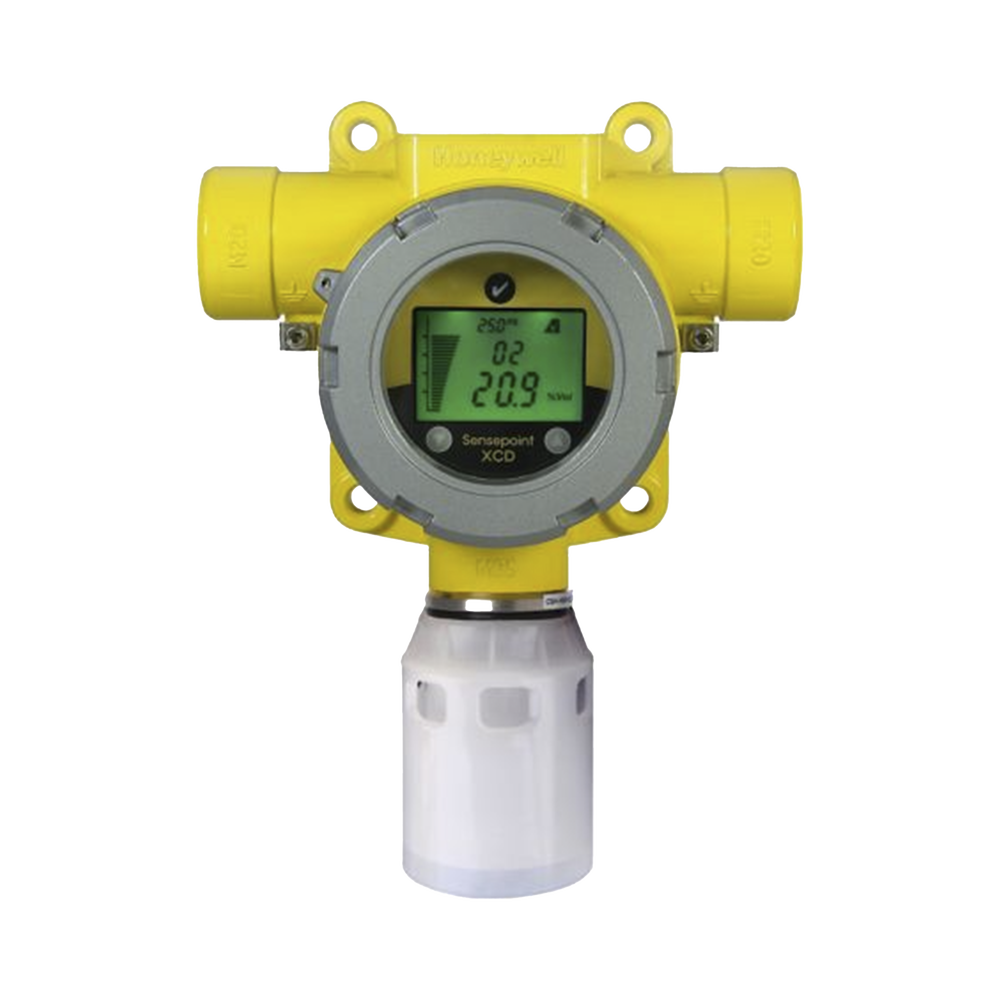 Detector De Gas Fijo, Con Sensor De Oxigeno EC 0-25% V/V, Salida Modbus y 4-20 mA, Certificación UL/c-UL/INMETRO, Entradas 2x3/4" NPT, Carcasa Pintado De Aluminio Grado Marino LM25, Rango de Gas Fijo, Serie Sensepoint