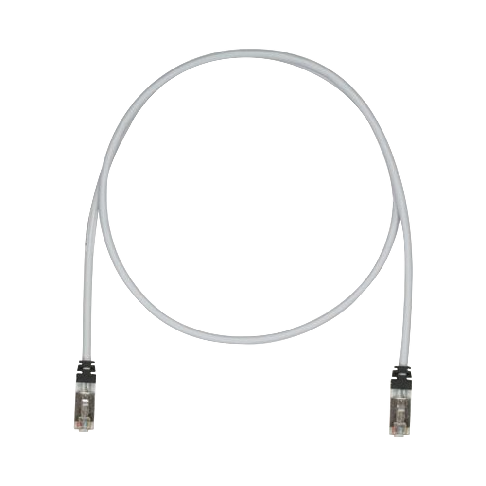 Patch Cord Cat6A, Blindado S/FTP, CM/LS0H, 1 Metro (3.28 Pies), Color Gris