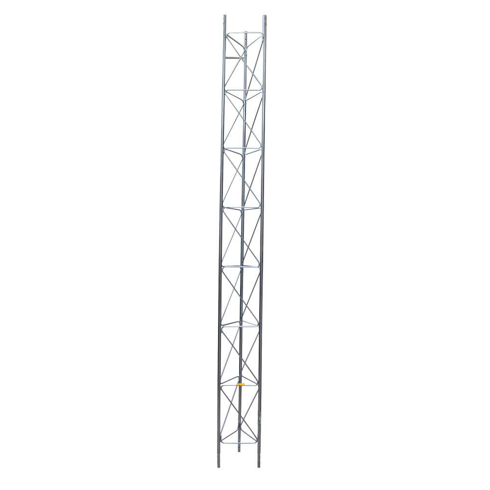 Tramo de Torre Arriostrada de 3m x 45cm, Galvanizado por Inmersión, Hasta 60 m de Elevación. Zonas Húmedas.