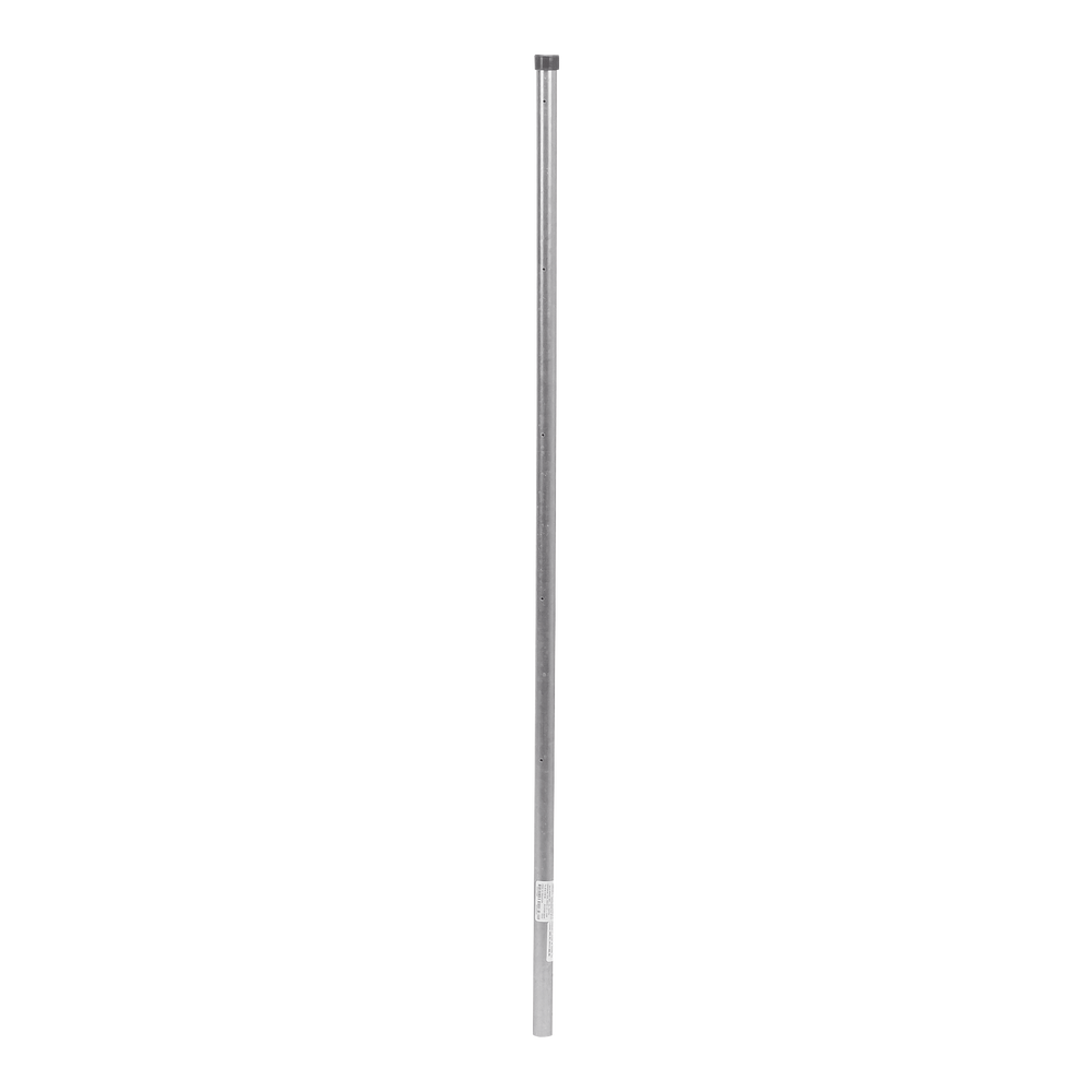 Poste de Esquina de 1.2m para Cerca Electrificada de Tubo Galvanizado cal. 18 de 1"Diam. Ideal para 5 Aisladores (No incluidos).