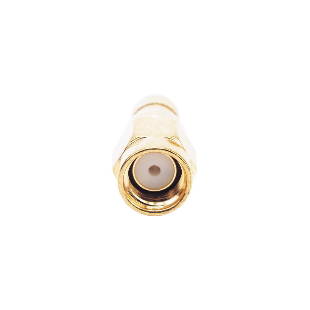 Conector SMA Macho Inverso de Anillo Plegable para Cables RG-8/X, LMR-240, 9258, Oro/ Oro/ Teflón.â€&lsaquo;