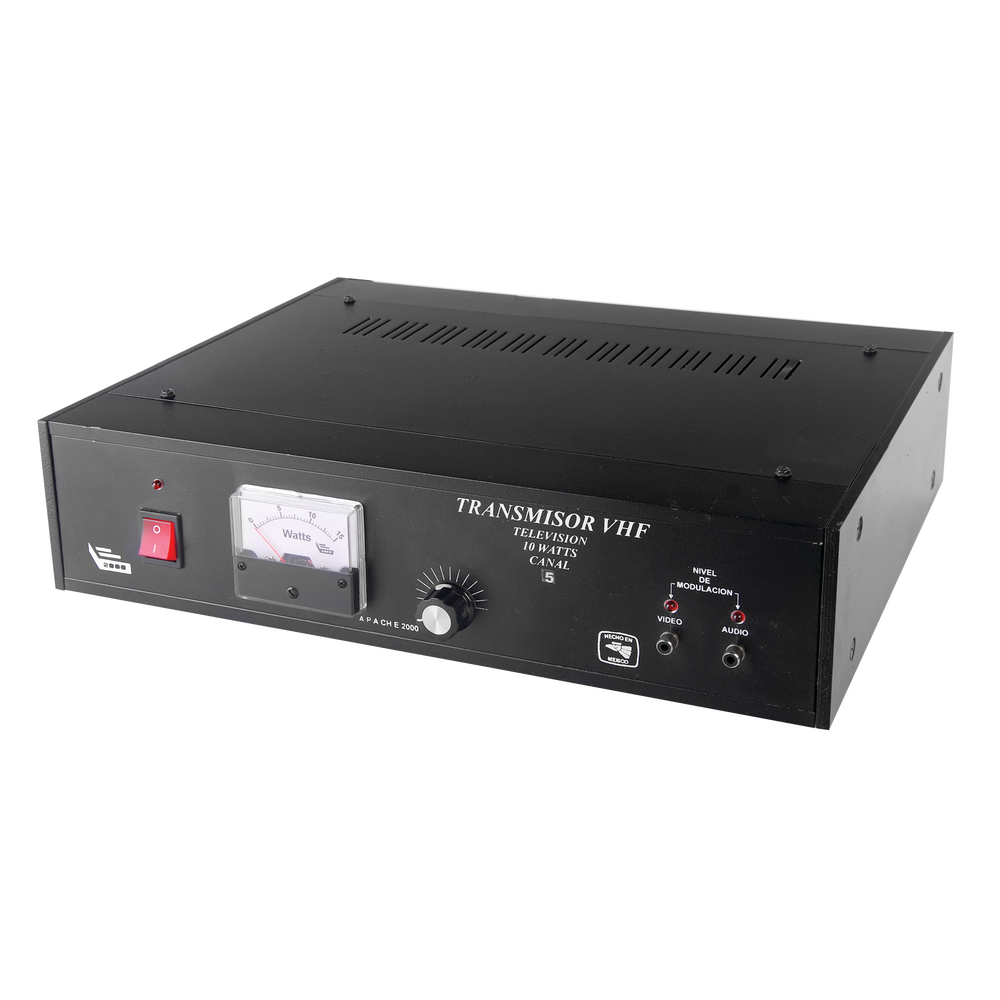TRANSMISOR DE TELEVISION TV10B/5, CANAL 5 y 10 W de Potencia.