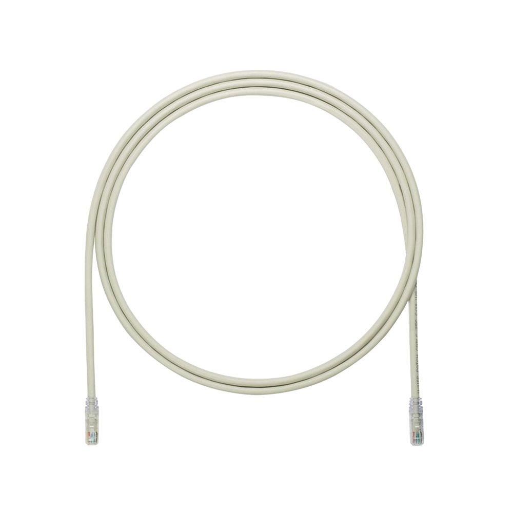 Cable de Parcheo UTP, Cat6A, 24 AWG, CM, Color Gris, 3.05 Metros (10 Pies)