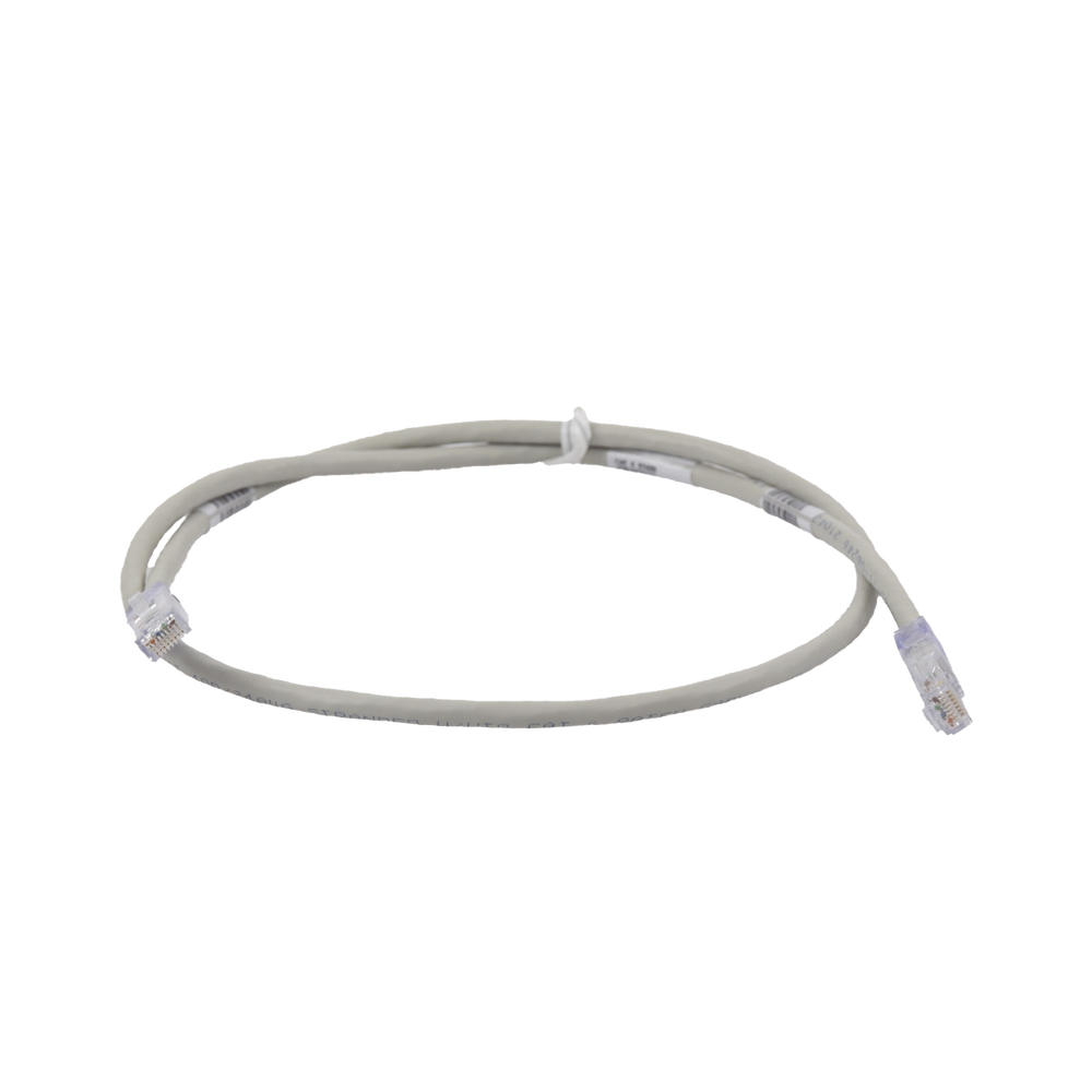 Cable de Parcheo TX6, UTP Cat6, 24 AWG, CM, Color Gris, 0.91 Metros (3 Pies)