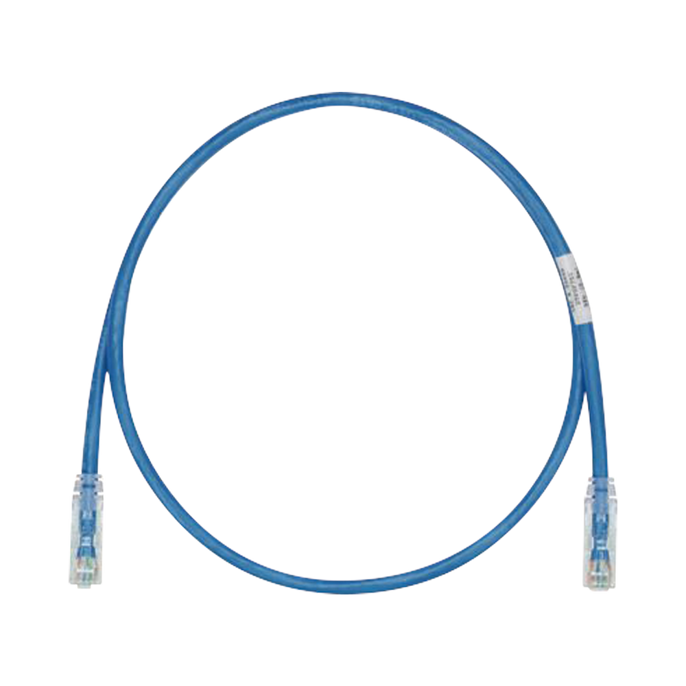 Cable de Parcheo TX6, UTP Cat6, 24 AWG, LSZH, Color Azul, 3 Metros (9.84 Pies)