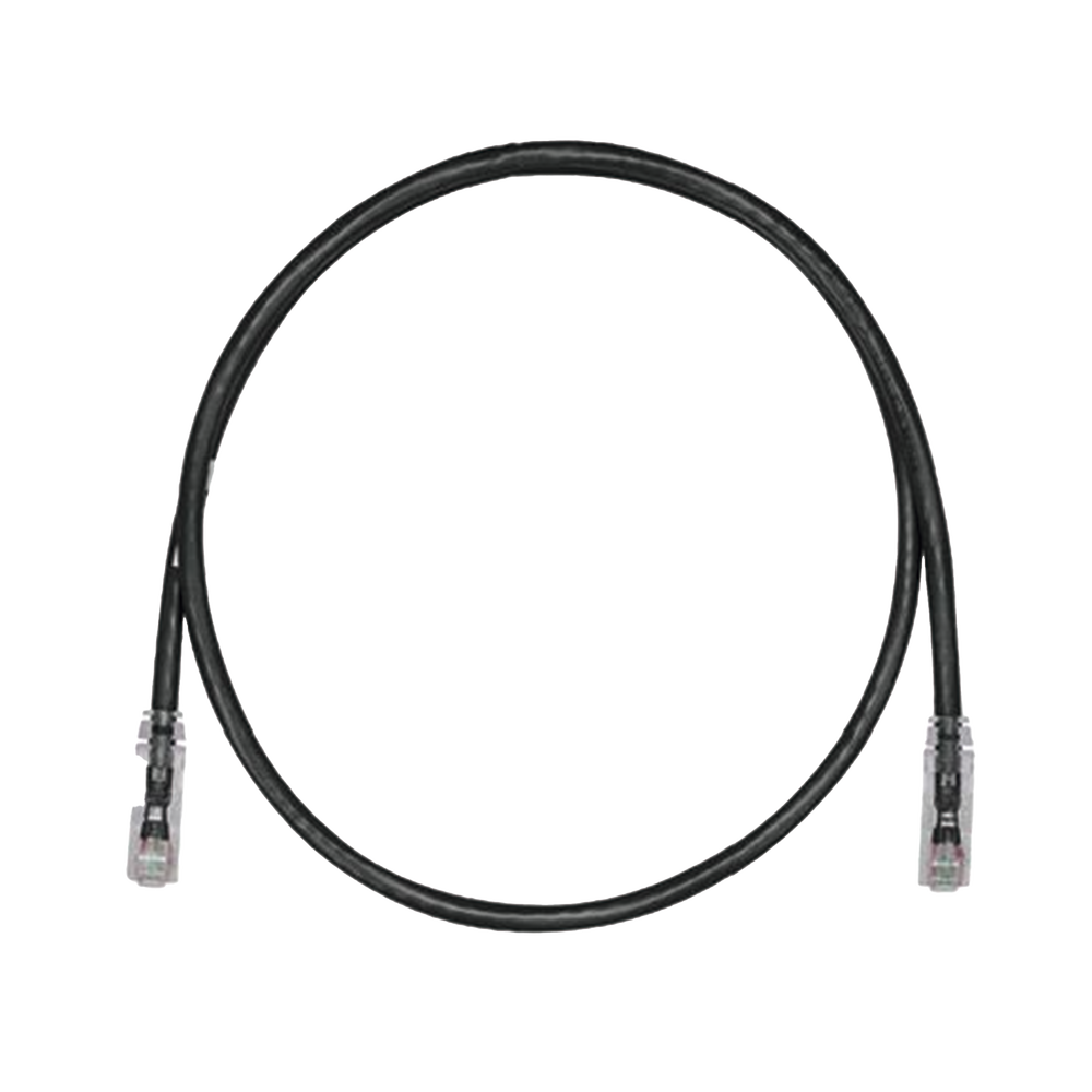 Cable de Parcheo TX6, UTP Cat6, 24 AWG, LSZH, Color Negro, 8 Metros (26.25 Pies)