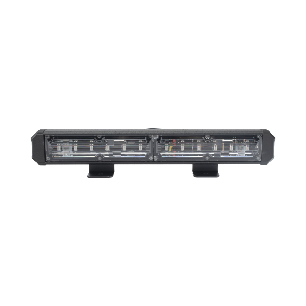 Barra de Luz de Advertencia, 2 Módulos de 6 LED, 11 Pulgadas Rojo