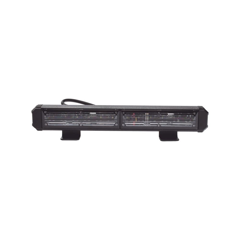 Barra de Luz de Advertencia, 2 Módulos de 6 LED, 11 Pulgadas Clara