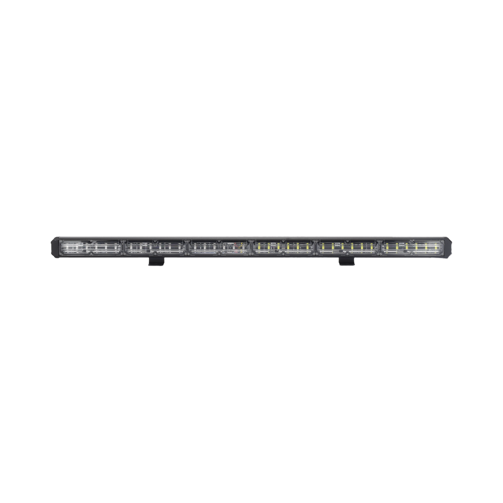 Barra de luz de advertencia de 6 Módulos de 6 LED, 30 Pulgadas, Ámbar/Claro