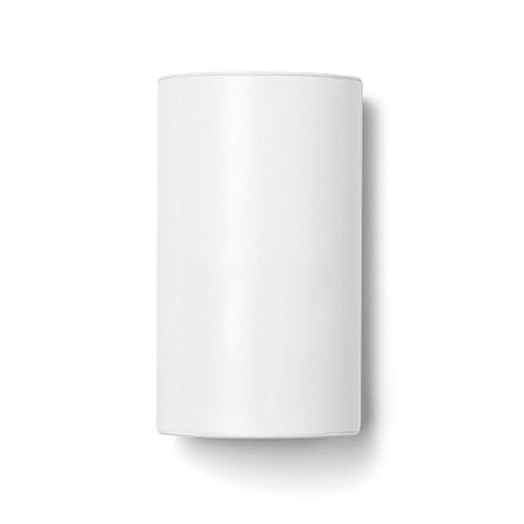Sensor de Movimiento PIR Inalámbrico / Cobertura 12 m x 17 m / Frecuencia RF 2.4 GHz / Inmunidad a Mascotas hasta 36 kg / Montaje en Pared o Esquina / Certificaciones UL, FCC, IC, RoHS