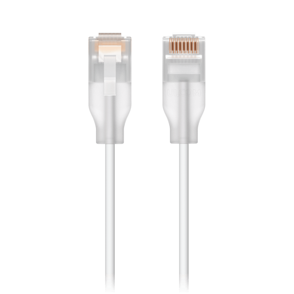 Patchcord UniFi Etherlighting? de 5 Metros (16.40 Pies), hasta 10GbE / Soporta hasta PoE+++ / Conector RJ45 Transparente para Mejores Efectos de Luz con Switches USW PRO MAX