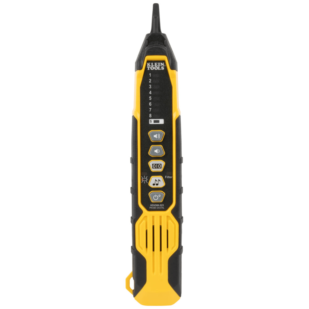 Sonda Digital Profesional / Rastreo de Tono Digital y Analógico / LED para Espacios Oscuros / Conector de Auriculares para Ruido Extremo / Modelo VDV500-223 / Cumple con Certificaciones CE y UKCA / Punta de Sonda Reemplazable