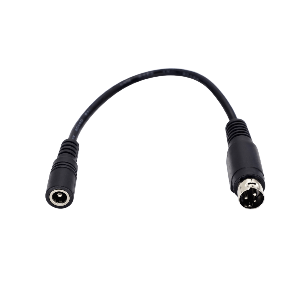 Adaptador de Corriente DC Jack 5.5mm x 2.1mm a Mini-DIN de 3 Pines