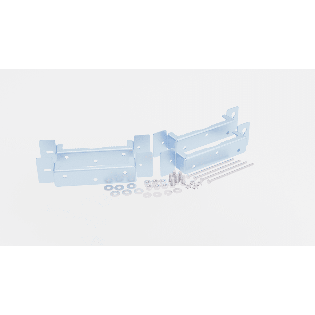 Montaje Galvanizado para Instalar en Poste  Gabinetes con Iniciales GBP