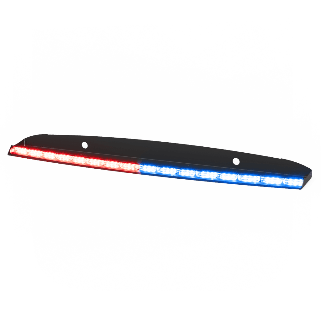 Visera Interior Trasera Tricolor Rojo/Azul/Ambar , 144 Led, Con Bracket Ford Police Interceptor 2020 +, Necesario CZMATSIBSYS