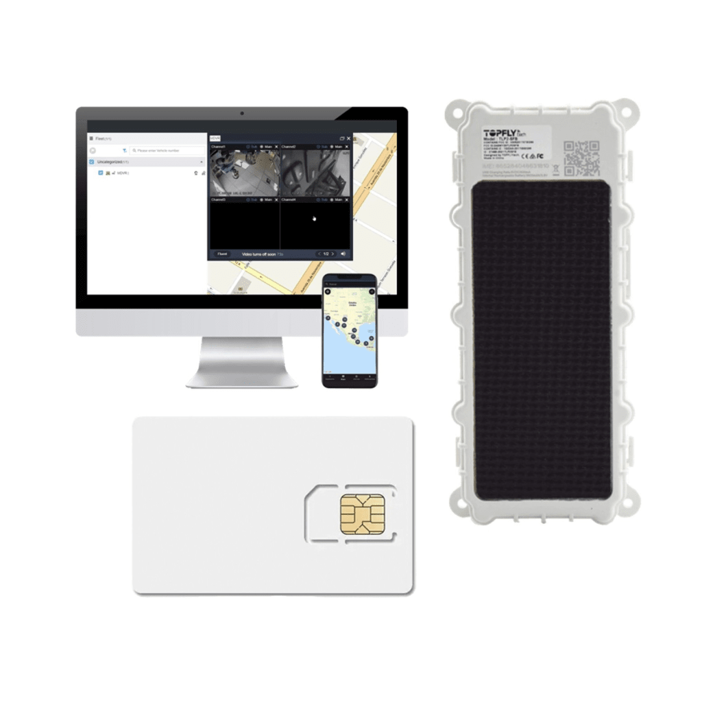 KIT Dispositivo de Seguimiento de Activos / Protección IP67 /  Recargable Li 9600 mAh / LTE Cat-M1/NB-IoT / Tamaño Compacto / Funciona con Energía Solar / + EPCOMGPSCODE + SIM500MB2Y