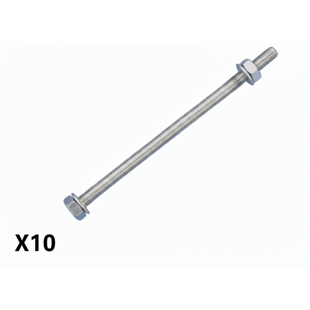 Kit de 10 Tornillos para Montar 1 Separador de Plástico