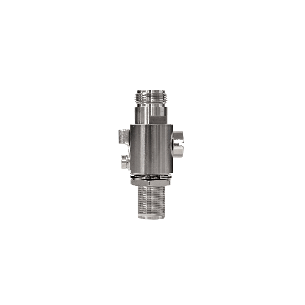 Protector Contra Descargas Eléctricas / Rango de Frecuencia de DC a 5.8 GHz / Impedancia 50&Omega; / Protección Bidireccional / Tubo de Descarga de Gas 90V Reemplazable / Conectores N hembra