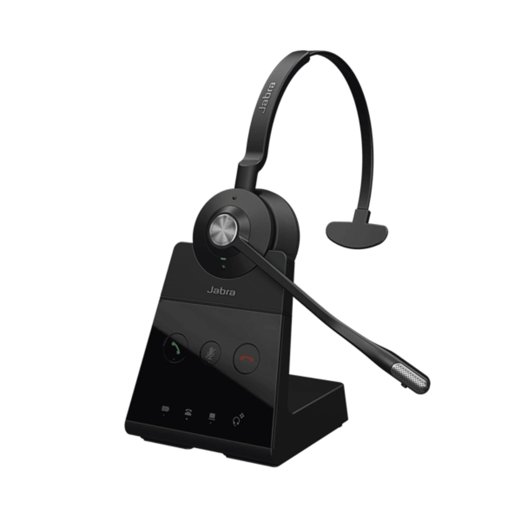Engage 65 SE Mono con conexión DECT y USB, ideal para entornos con necesidad de seguridad o de mucha densidad (9653-553-125)