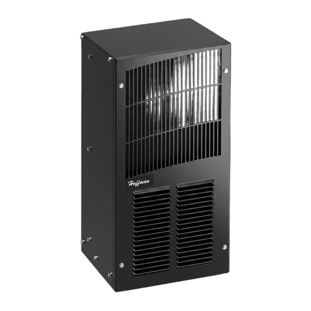 Aire Acondicionado Compacto Para Exterior, Uso en Gabinetes de Telecomunicaciones de Grado Industrial, Frío T20, 2000 BTU, 115 Vca, de Acero, Color Negro