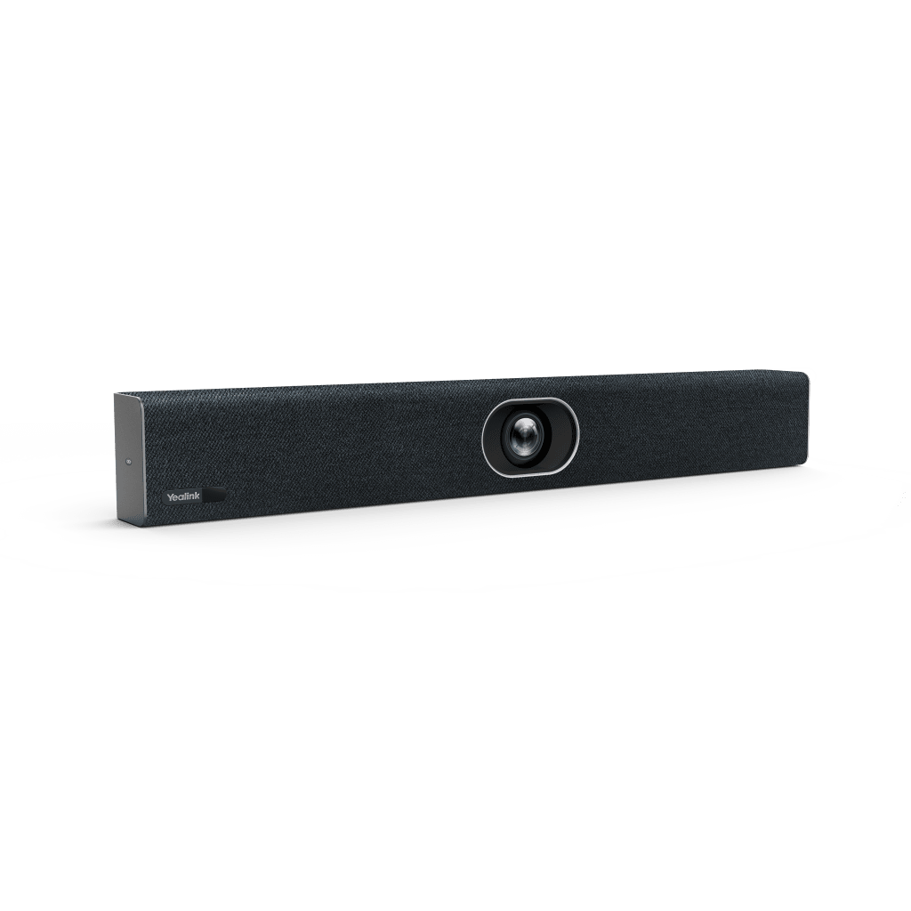 Barra de Videoconferencia Yealink UVC 40 E2 para Salas Pequeñas con IA Avanzada y Seguimiento Automático de Orador