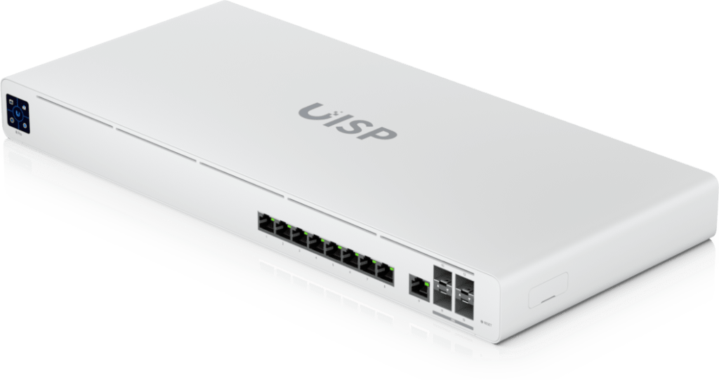 UISP Router Pro – Router 10 GbE para ISP con Switch Capa 2 Integrado, Enrutamiento Avanzado y Rendimiento NAT de hasta 9.5 Gbps