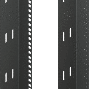 Ángulo con Tuerca Cuadrada de 19 pulgadas para rack ProLine, ajuste de 2000 mm, de acero, negro