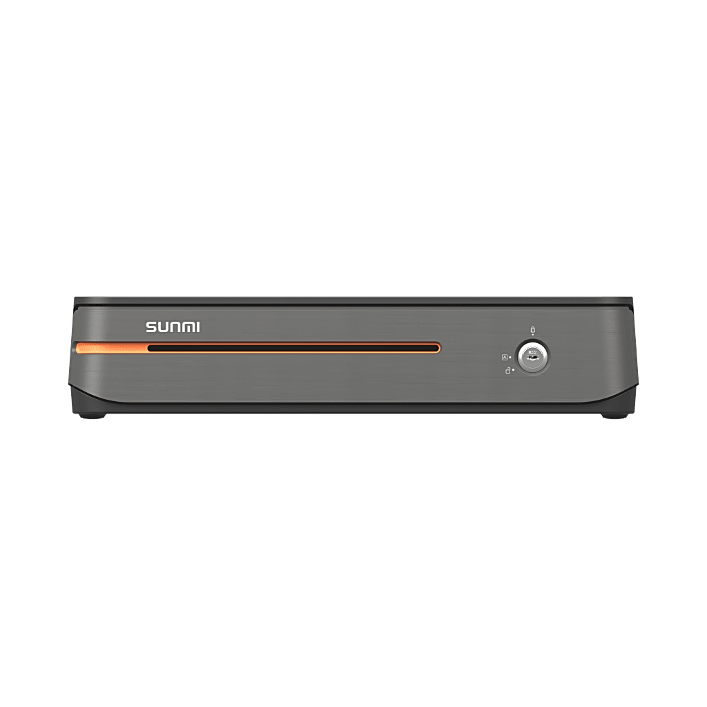 Cajón de Efectivo SUNMI MAX / 5 Bandejas de Billetes + 4 Fijas y 6 Removibles de Monedas / Compatibilidad con 20+ Monedas / USB y Bluetooth / Apertura por Trigger / 3-Posiciones de Seguridad / ABS Polímero / 1 Millón+ Operaciones