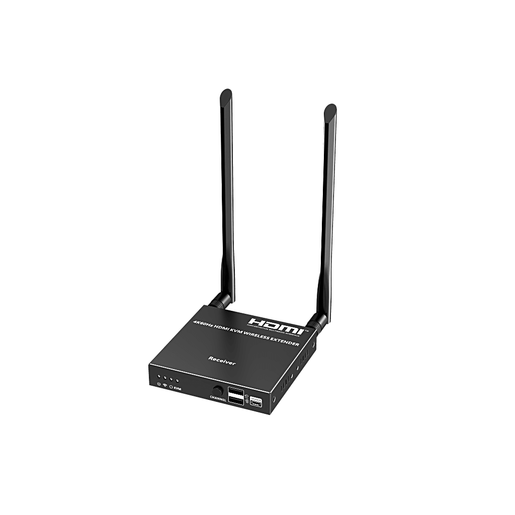 Extensor Inalámbrico | 4K@60Hz | Transmisión hasta 50m | Solo Rx | Transferencia IR | Emparejamiento SSID | Compatible TT699KVMV2.0