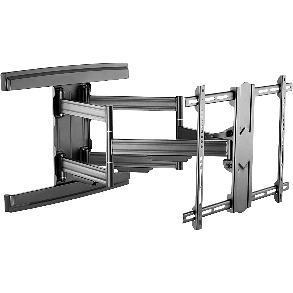 Soporte de Pared Articulado para Pantallas 37" a 85" / Extensión 800 mm / Capacidad de Carga 69.9 kg / Gestión Integrada de Cables / Patrones VESA Múltiples / Inclinación con Bloqueo