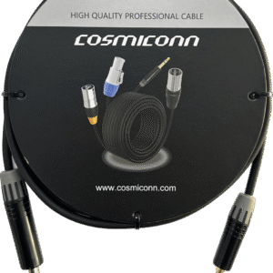 Cable 6.35mm a 3.5mm, conectores color negro MP3X-B - MTP3C-BG, length 3m