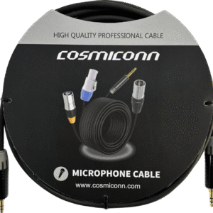 Cable 3.5mm a 3.5mm, conectores color negro MTP3C-BG, length 5m