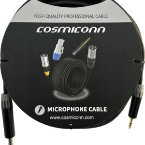 Cable 6.35mm a 3.5mm, conectores color negro MP3X-B - MTP3C-BG, length 5m