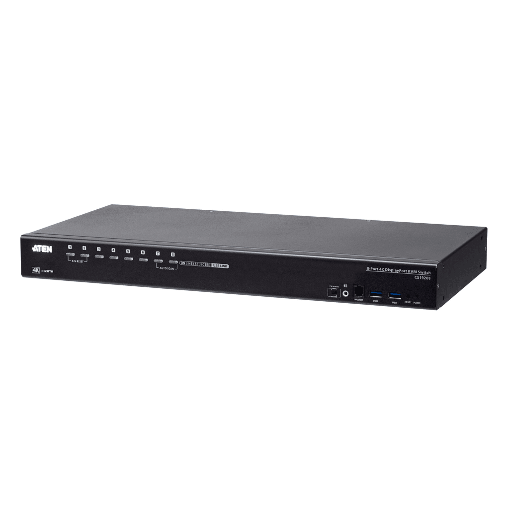 Conmutador KVM USB 3.0 4K | DisplayPort de 8 puertos