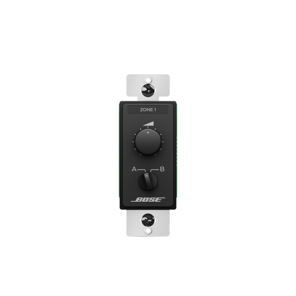 Control de Volumen y Selector de fuente 2 pasos | Compatible con Freespace, Veritas y Controlspace+ | Negro