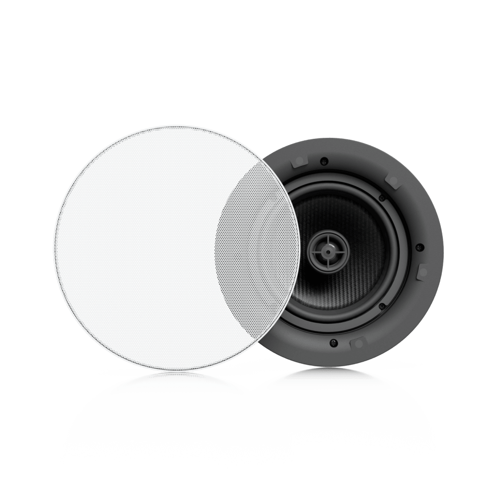 UniFi In-Ceiling Speaker Altavoz Empotrable de Techo / Woofer 6.5" 130W / Tweeter 1" Pivote ±15° / 8 Ohms / Cobertura Simétrica Axial de 90° / NDAA Compliant