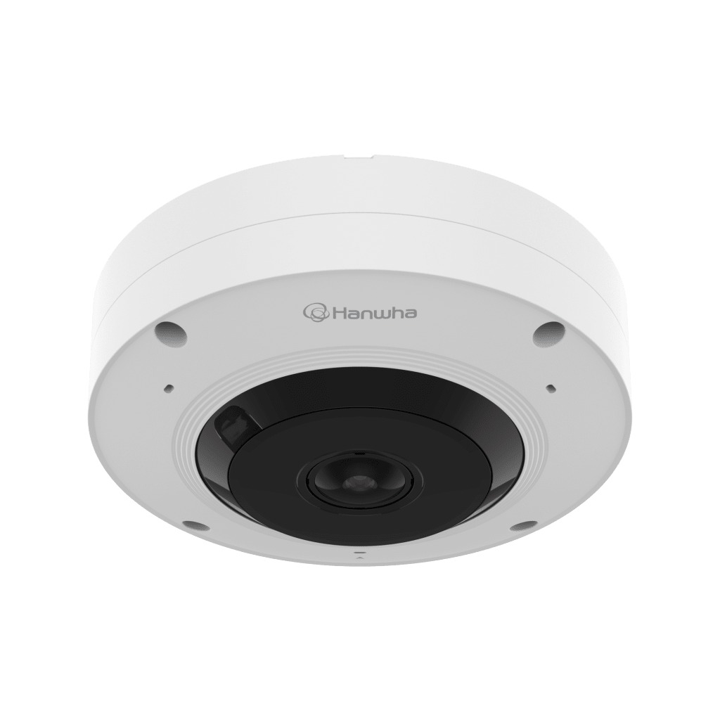 Camara IP Fisheye interior Con IA resolucion maxima 12MP / Vision seleccionable 360° o 185° / Dual NPU / WDR 120 dB / IR 20 m / IP42 / ONVIF / PoE+ / Compatible con OnCloud