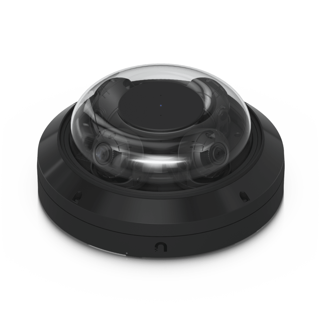 Cámara Multisensor AI de 32 MP con 4 Lentes Ajustables, Zoom Óptico 2.33×, Cobertura IR 360°, Motor AI Multi-TOPS y Alimentación PoE++ para Monitoreo de Amplia Cobertura